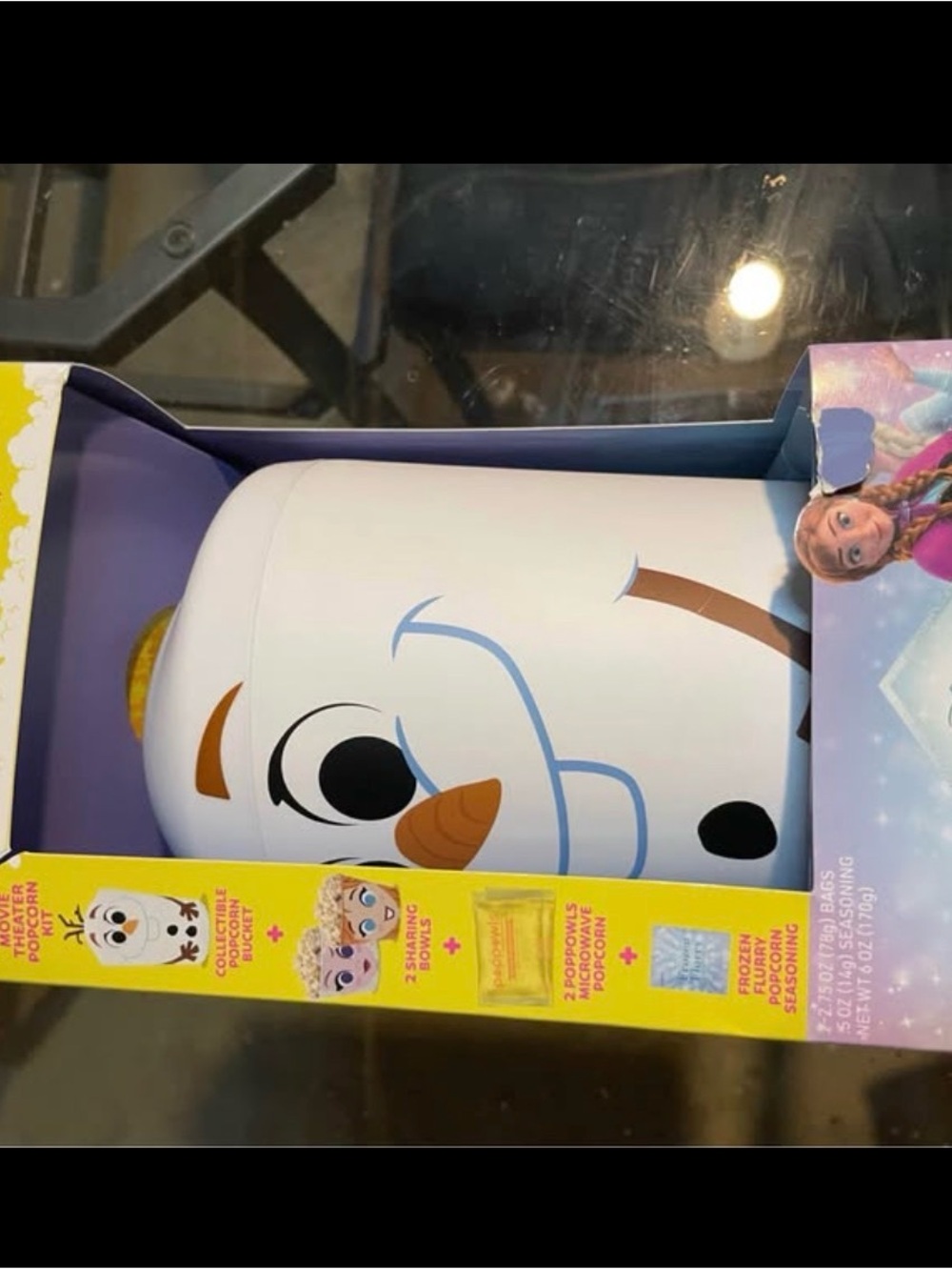 Disney Olaf White and Orange Character Storage Toy